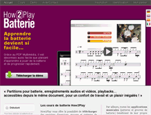 Tablet Screenshot of how2play-batterie.com